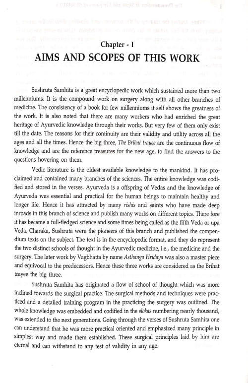 Demonstration of Signs and Symptoms of Sushruta